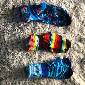 3 pair colorful socks